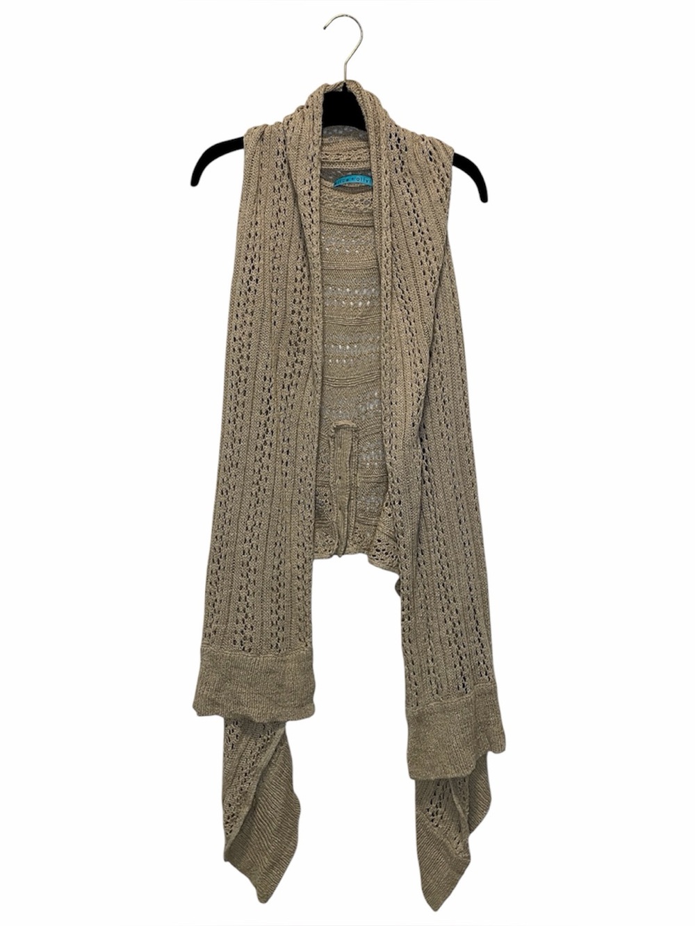 ALICE + OLIVIA Crotchet Draped Sweater
Vest Medium